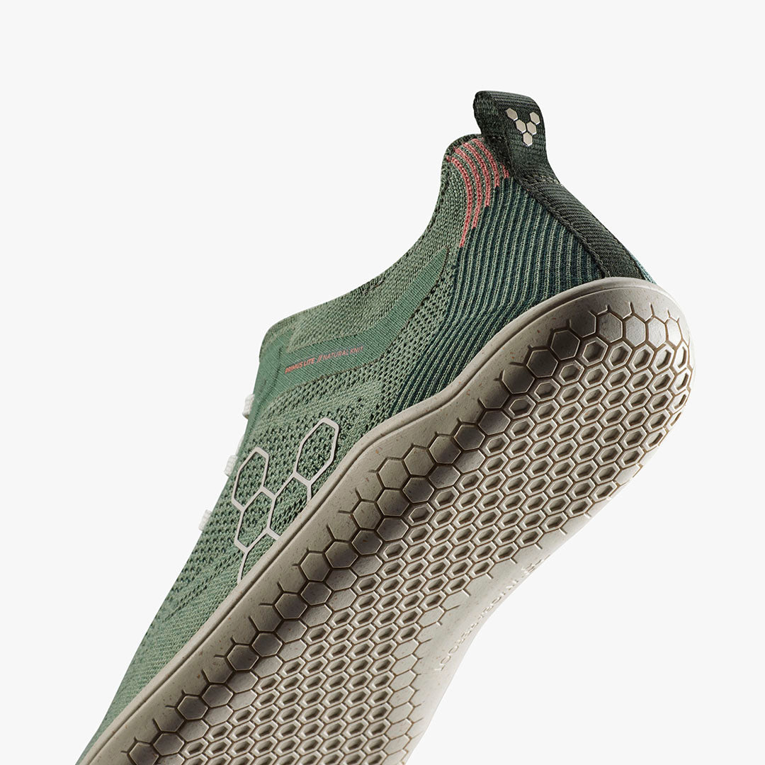 Vivobarefoot Primus Lite Knit Natural Womens Dusty Green