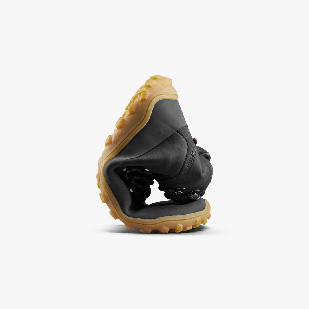 Vivobarefoot Tracker Leather AT Womens Obsidian - Vivobarefoot ZA