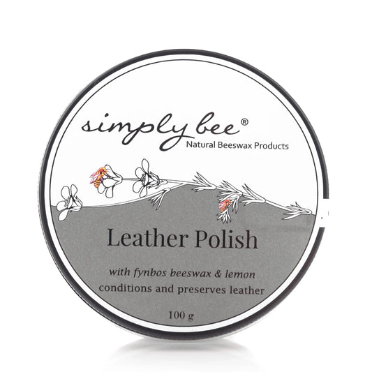 Simply Bee Natural Bees Wax Leather Polish 100g