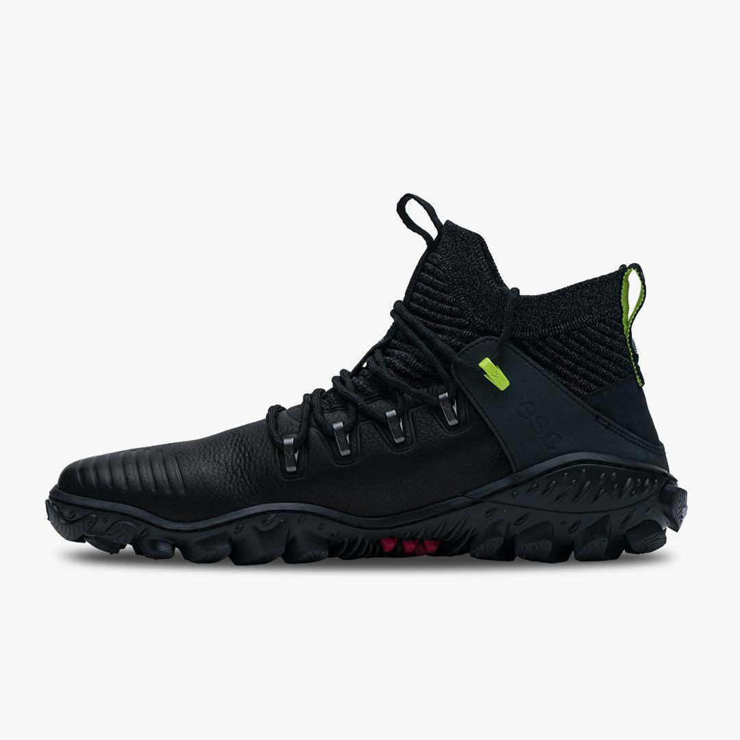 Vivobarefoot Magna Forest ESC Mens Obsidian/Lime - Vivobarefoot ZA