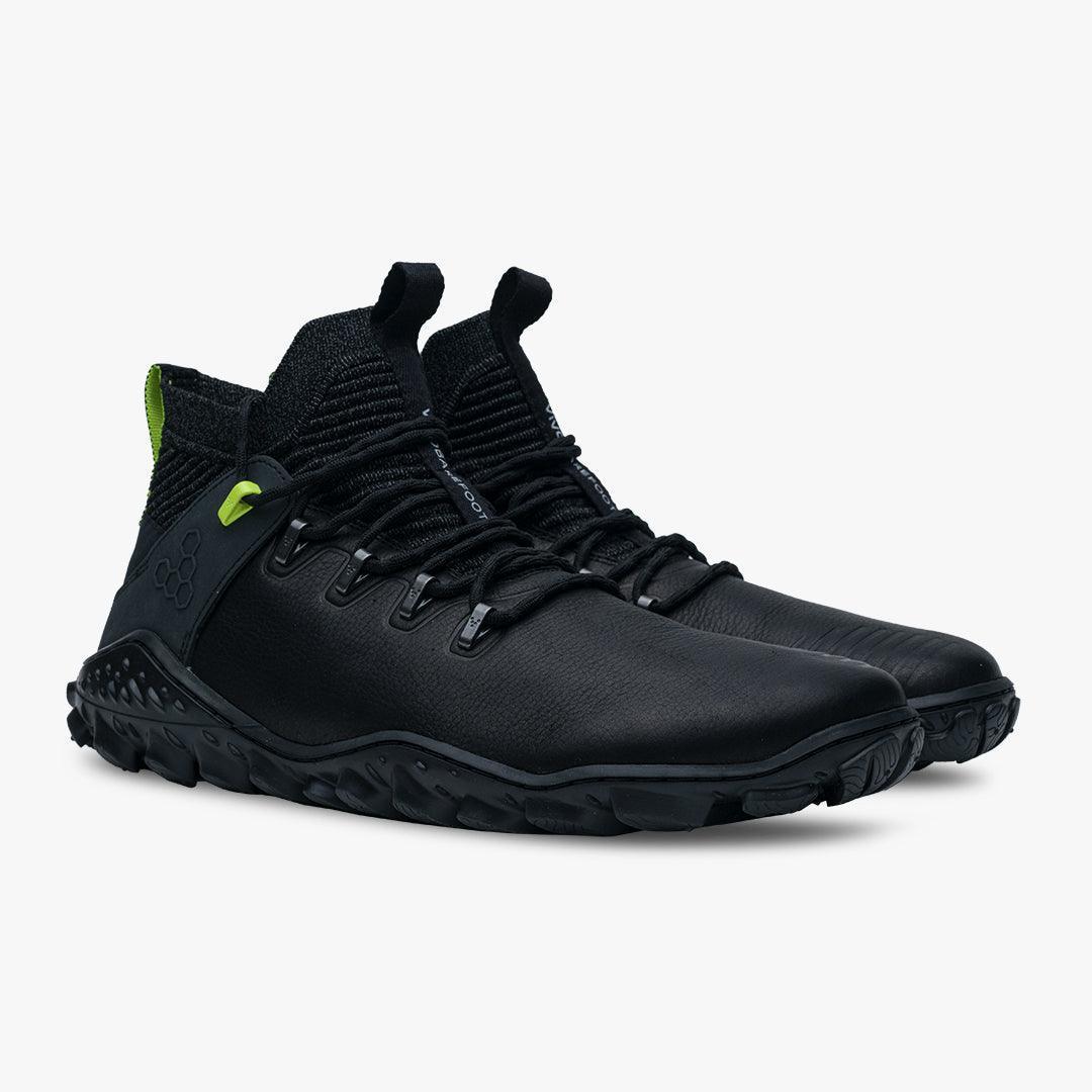 Vivobarefoot Magna Forest ESC Mens Obsidian/Lime - Vivobarefoot ZA