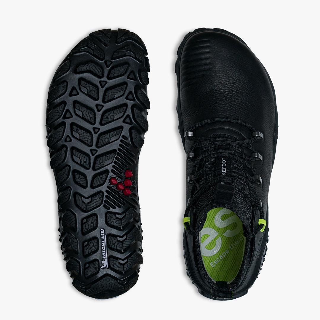 Vivobarefoot Magna Forest ESC Mens Obsidian/Lime - Vivobarefoot ZA