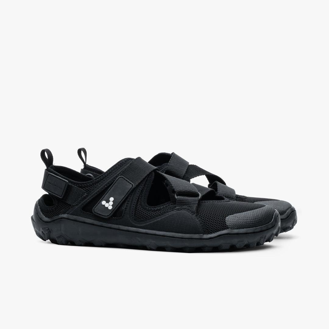 Vivobarefoot Tracker Sandal Womens Obsidian - Vivobarefoot ZA