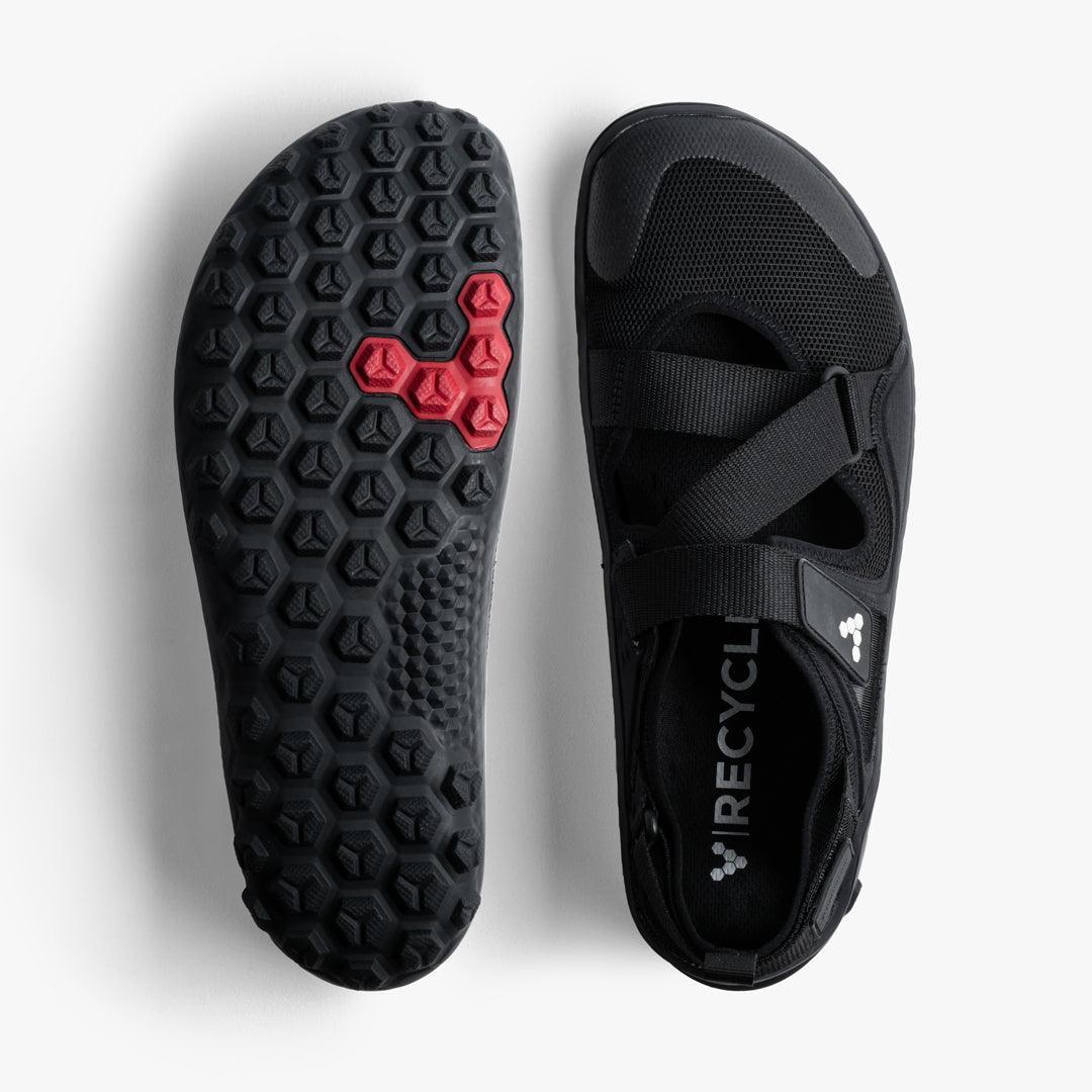 Vivobarefoot Tracker Sandal Womens Obsidian - Vivobarefoot ZA