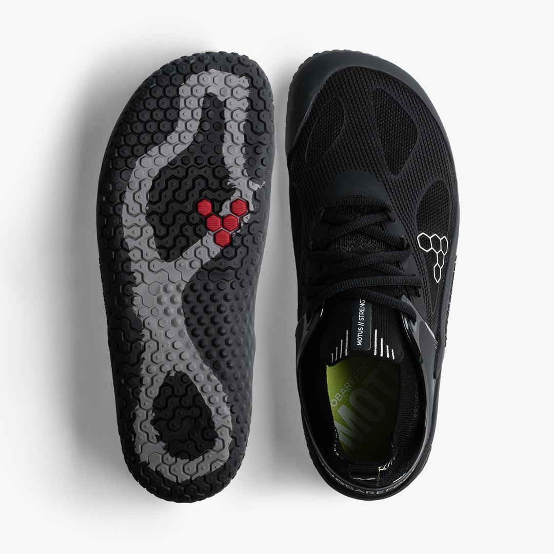 Vivobarefoot Motus Strength Mens Obsidian/Grey - Vivobarefoot ZA
