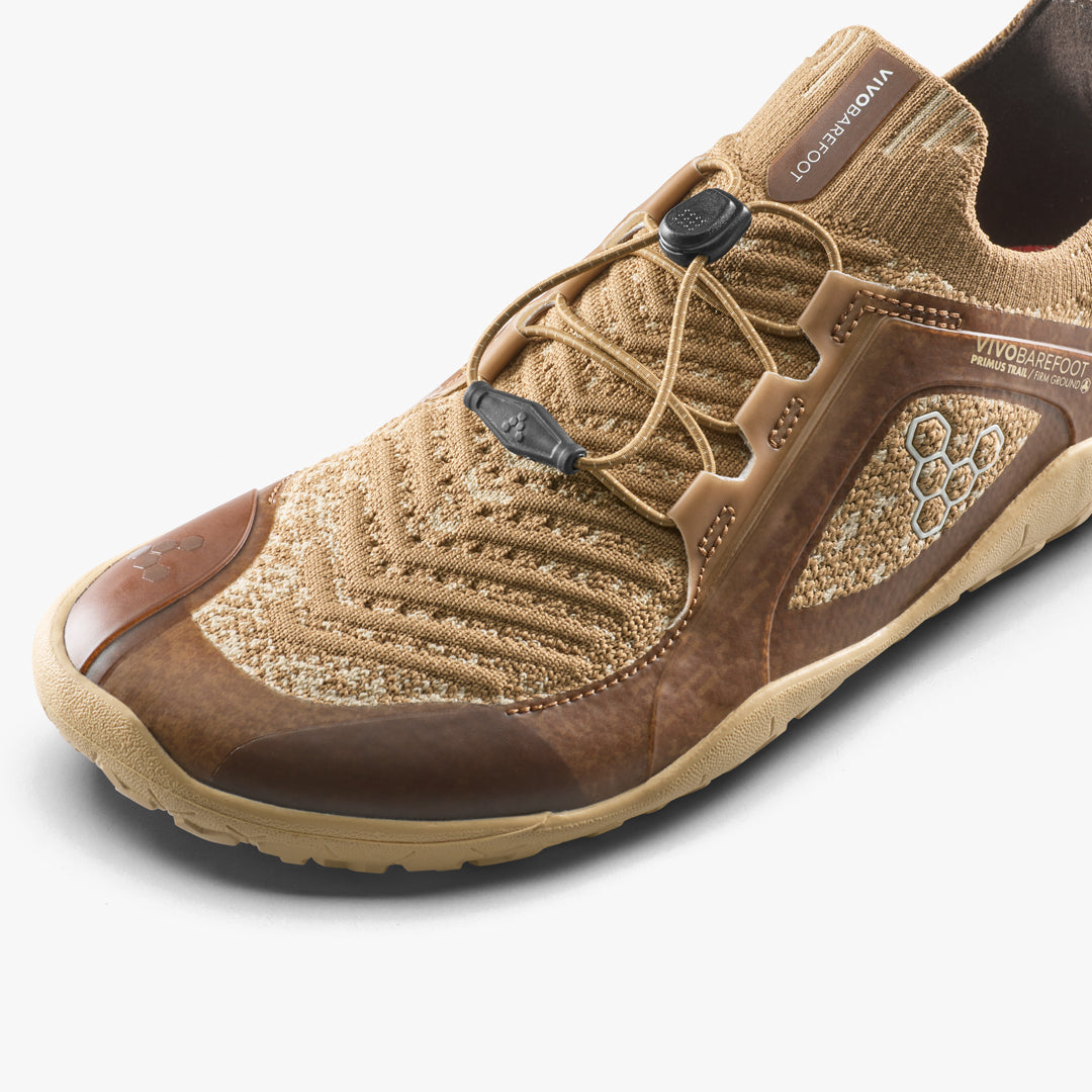 Vivobarefoot Primus Trail Knit FG Grounding Mens Wood