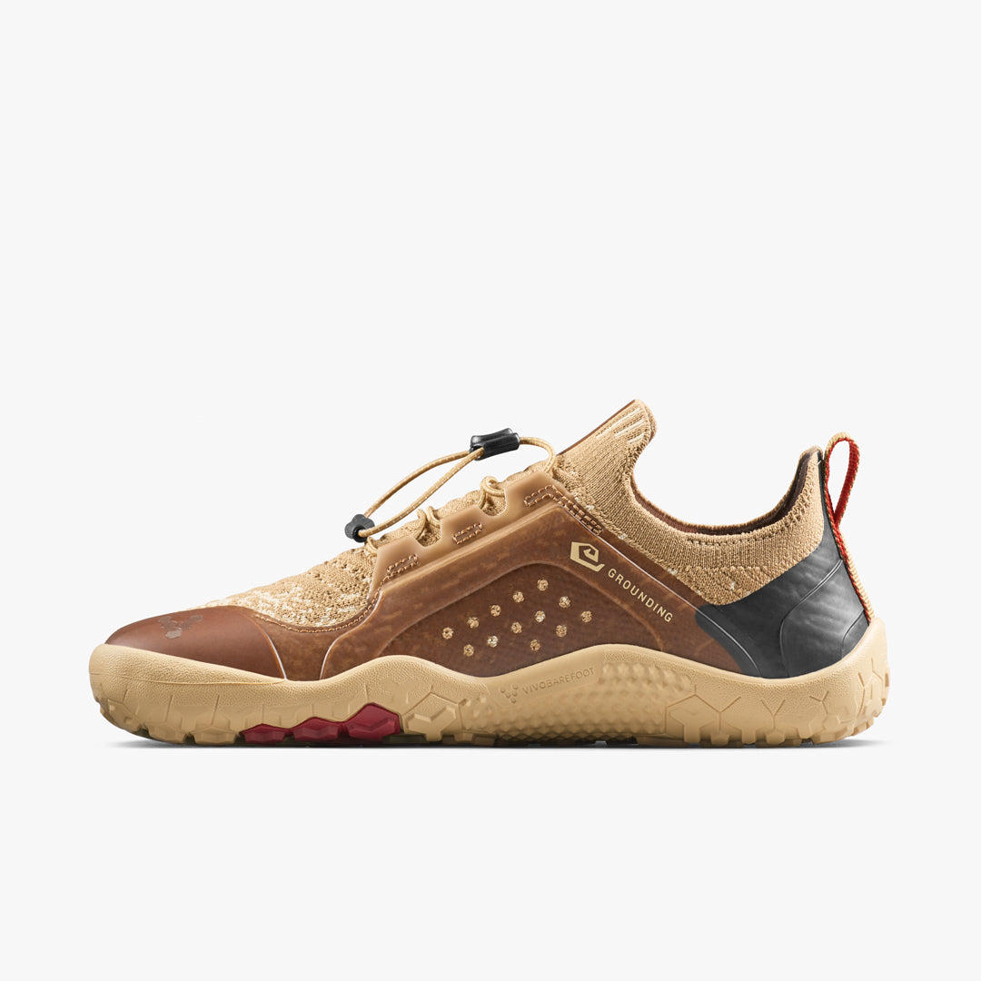 Vivobarefoot Primus Trail Knit FG Grounding Mens Wood