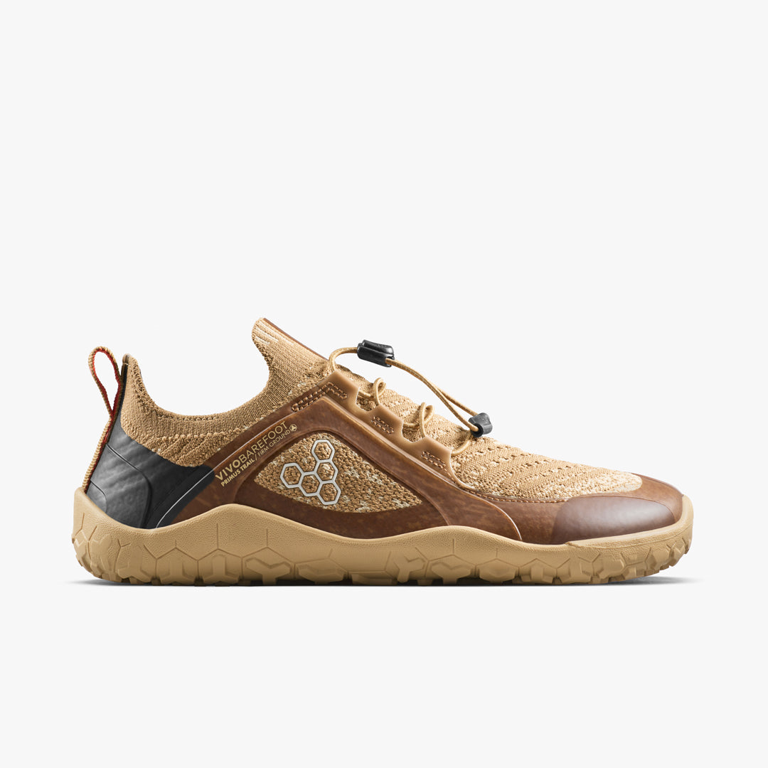 Vivobarefoot Primus Trail Knit FG Grounding Mens Wood
