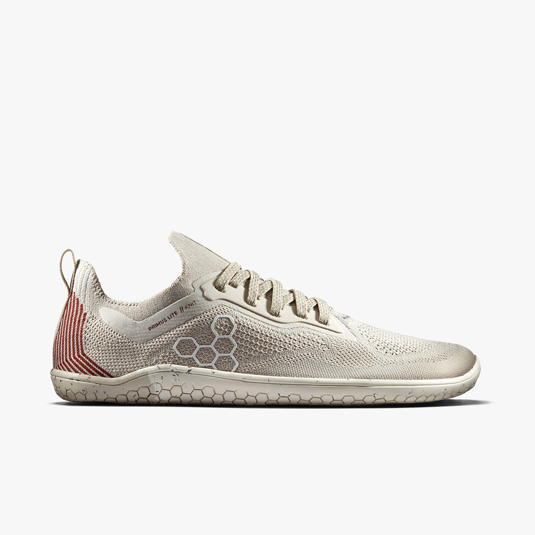 Vivobarefoot Primus Lite Knit Womens Silver Birch