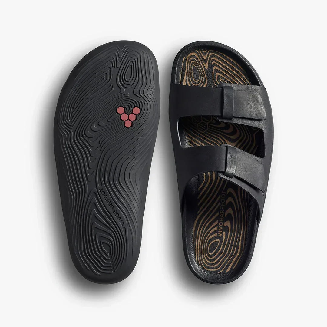 Vivobarefoot Sensus Yin Slide Mens Obsidian