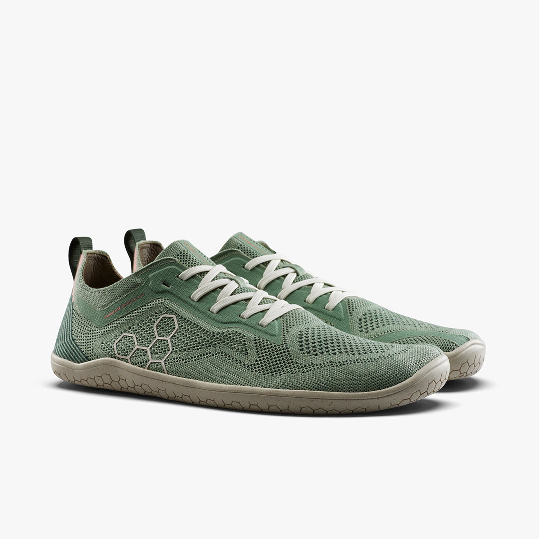 Vivobarefoot Primus Lite Knit Natural Womens Dusty Green