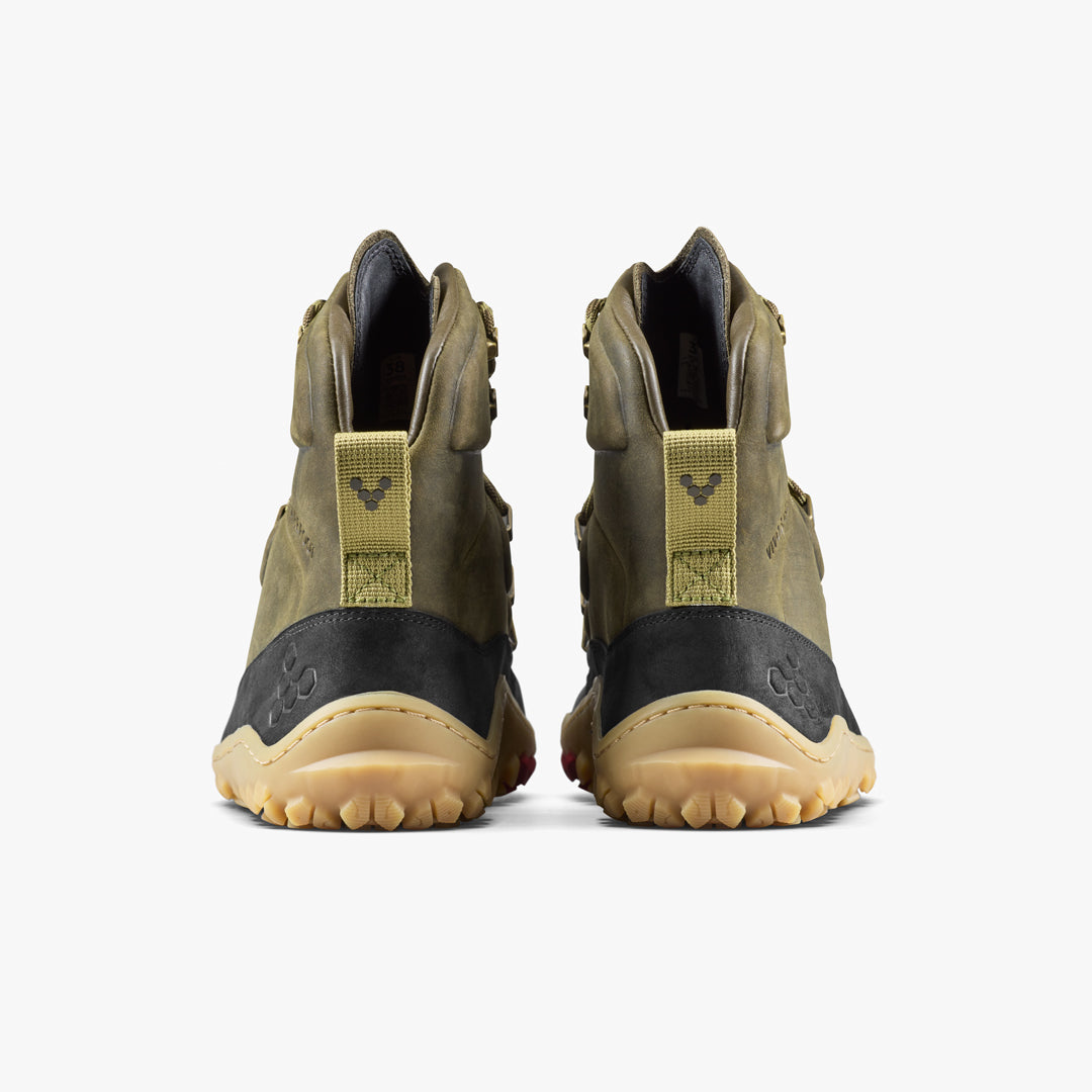 Vivobarefoot Tracker Leather AT II Womens Dark Olive