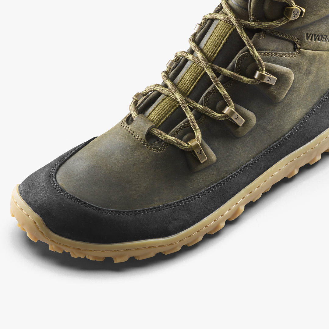 Vivobarefoot Tracker Leather AT II Womens Dark Olive