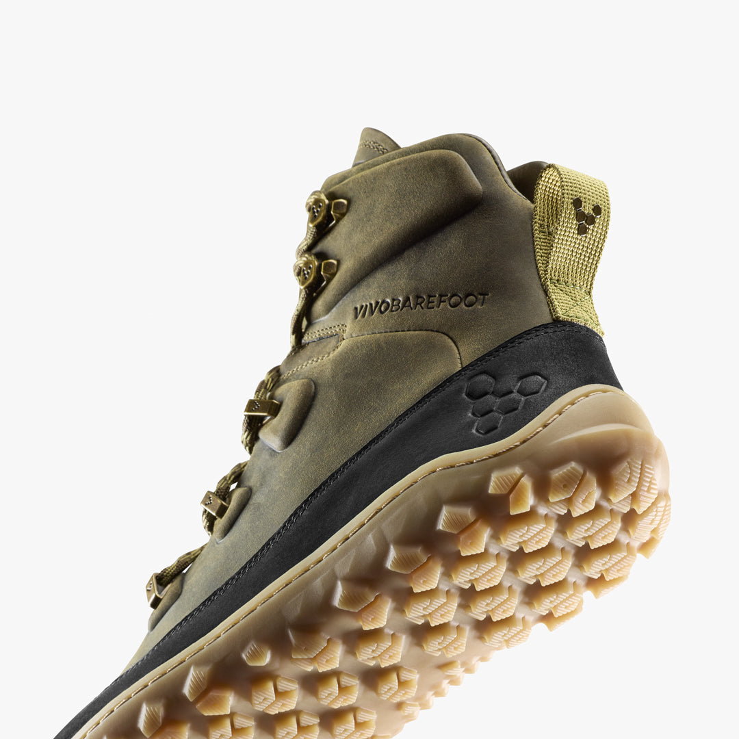 Vivobarefoot Tracker Leather AT II Womens Dark Olive