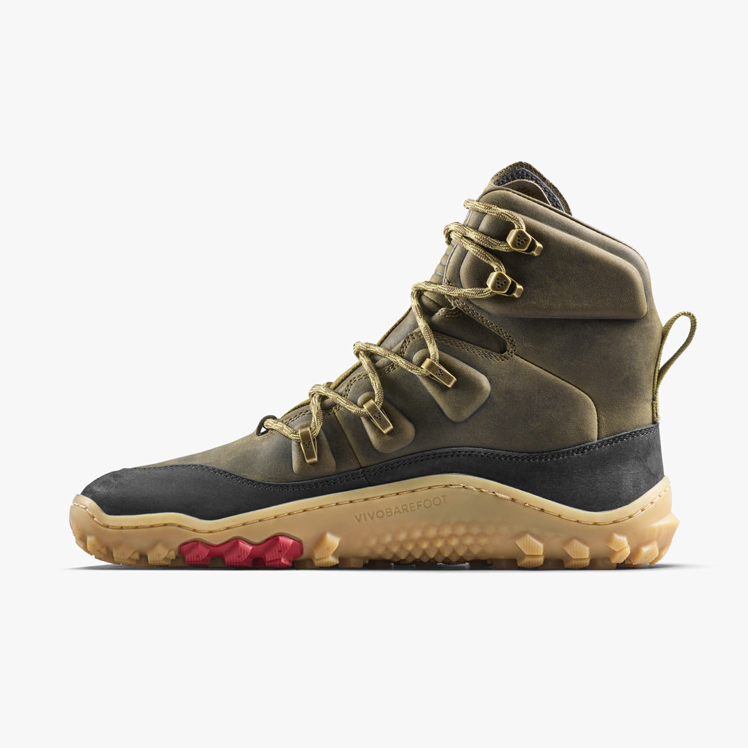 Vivobarefoot Tracker Leather AT II Womens Dark Olive