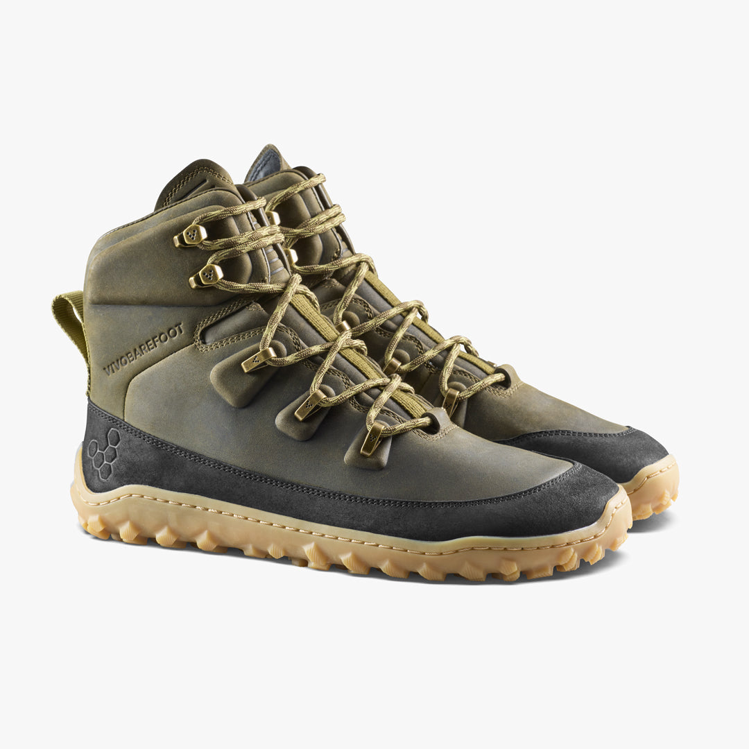 Vivobarefoot Tracker Leather AT II Womens Dark Olive