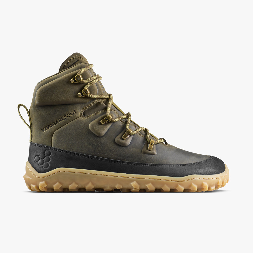 Vivobarefoot Tracker Leather AT II Womens Dark Olive