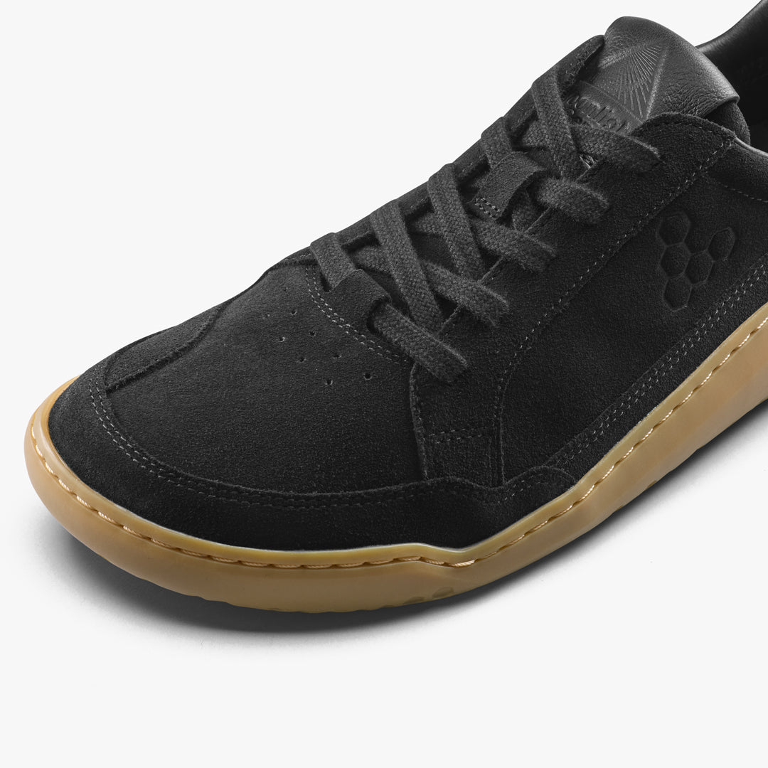 Vivobarefoot Gobi Sneaker Suede MLG Mens Obsidian