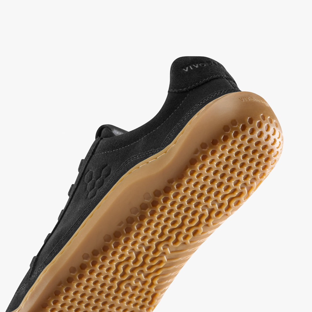 Vivobarefoot Gobi Sneaker Suede MLG Mens Obsidian