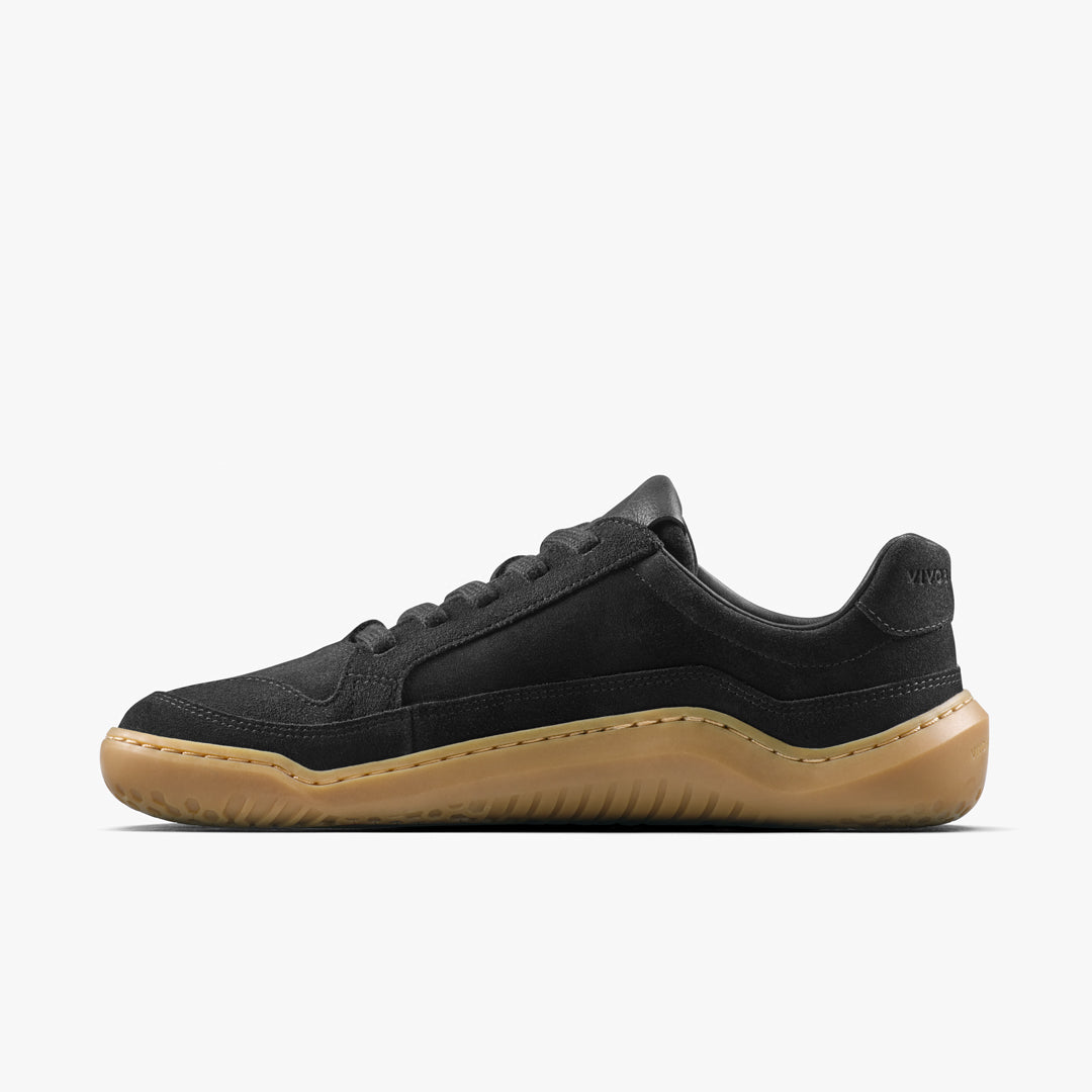 Vivobarefoot Gobi Sneaker Suede MLG Womens Obsidian