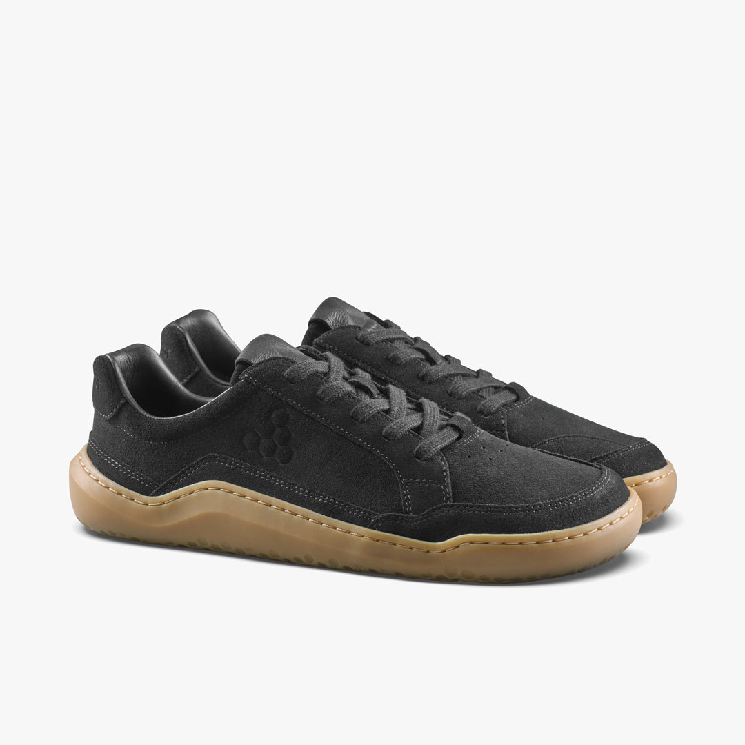Vivobarefoot Gobi Sneaker Suede MLG Mens Obsidian