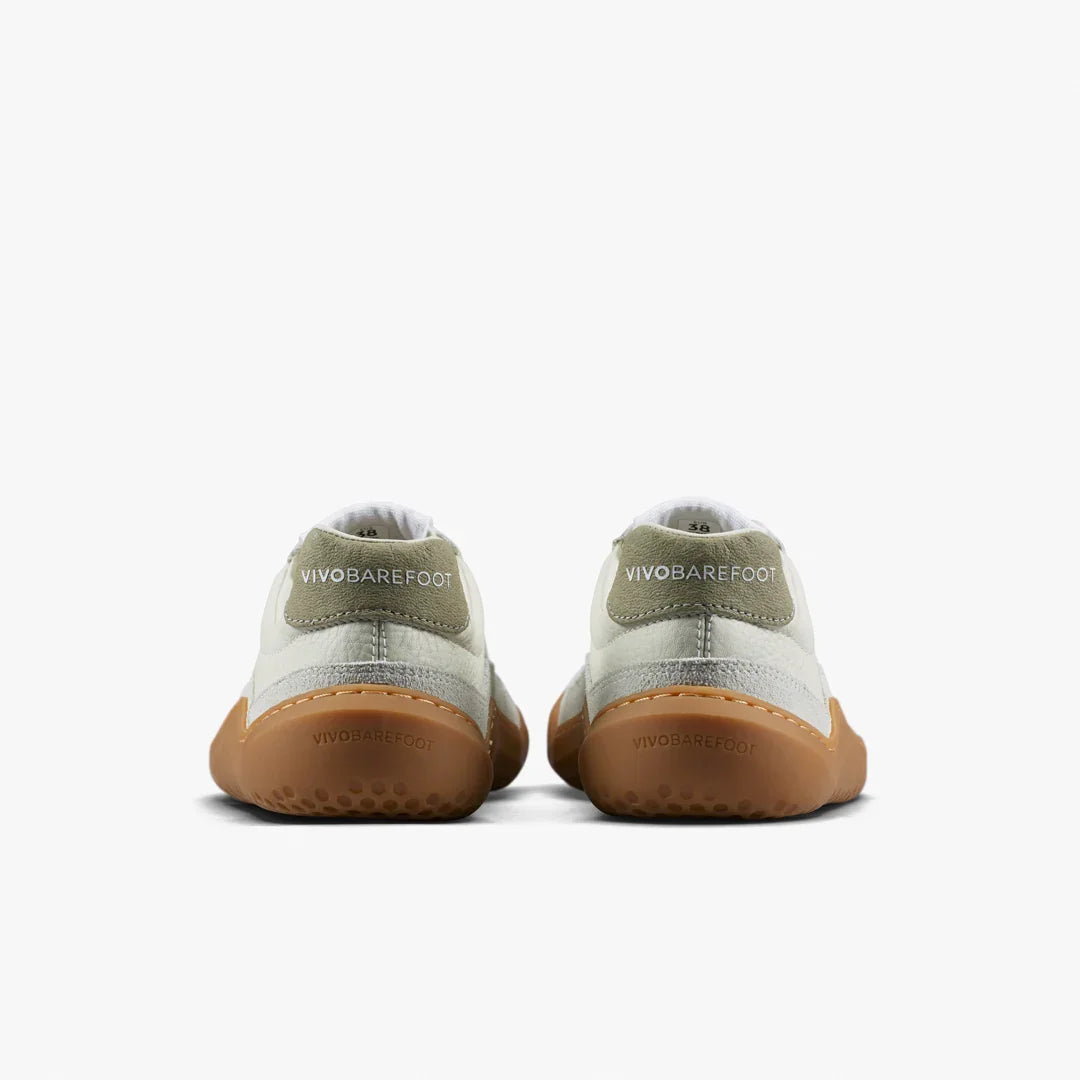 Vivobarefoot Gobi II Sneaker Leather Womens Limestone Dusty Green