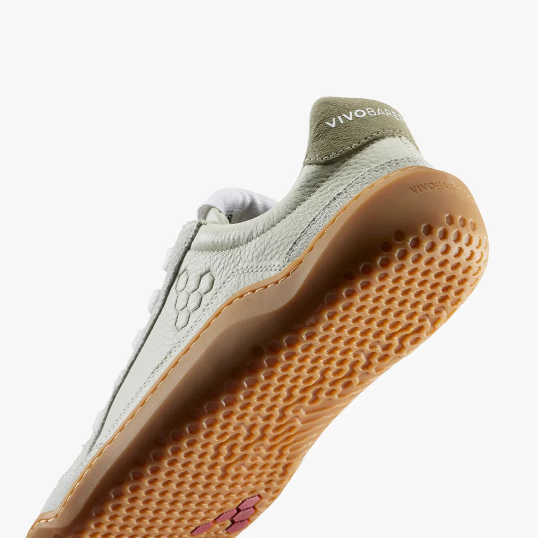 Vivobarefoot Gobi III Sneaker Leather Mens Limestone Dusty Green