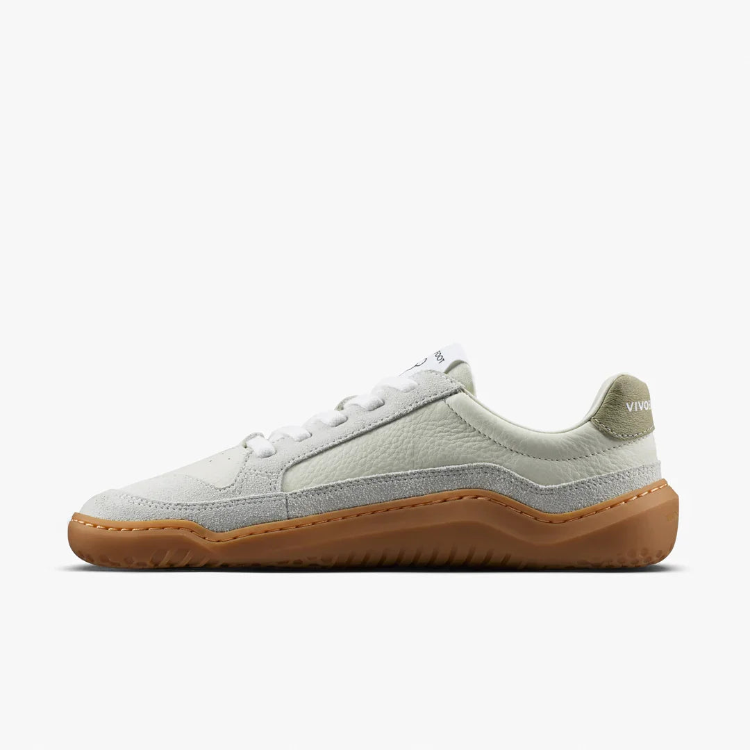 Vivobarefoot Gobi III Sneaker Leather Mens Limestone Dusty Green