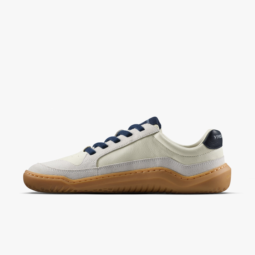 Vivobarefoot Gobi III Sneaker Leather Mens Limestone/Seaborne