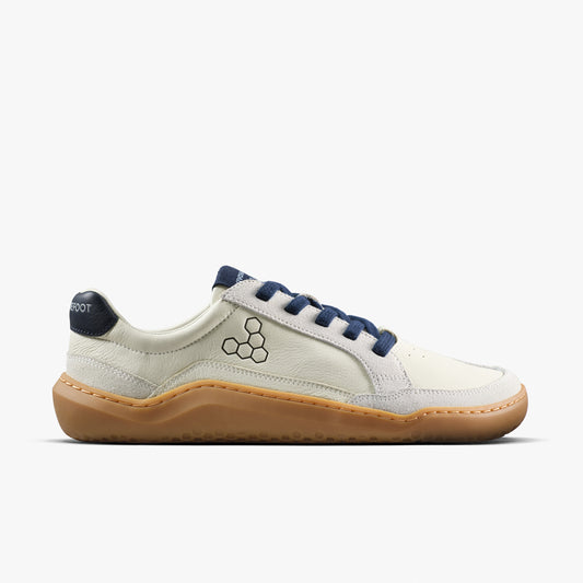Vivobarefoot Gobi III Sneaker Leather Mens Limestone/Seaborne