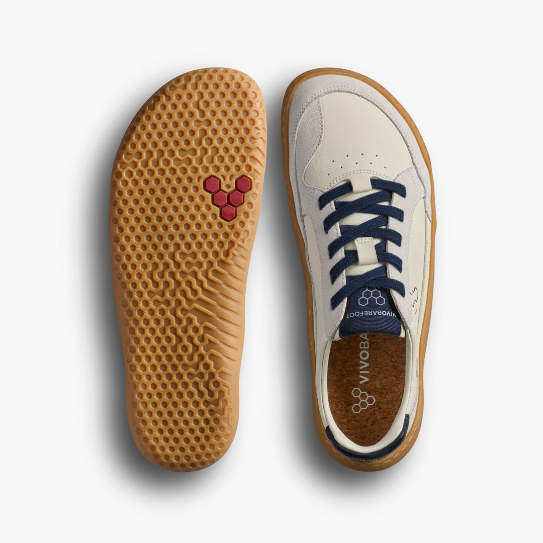 Vivobarefoot Gobi III Sneaker Leather Womens Limestone/Seaborne