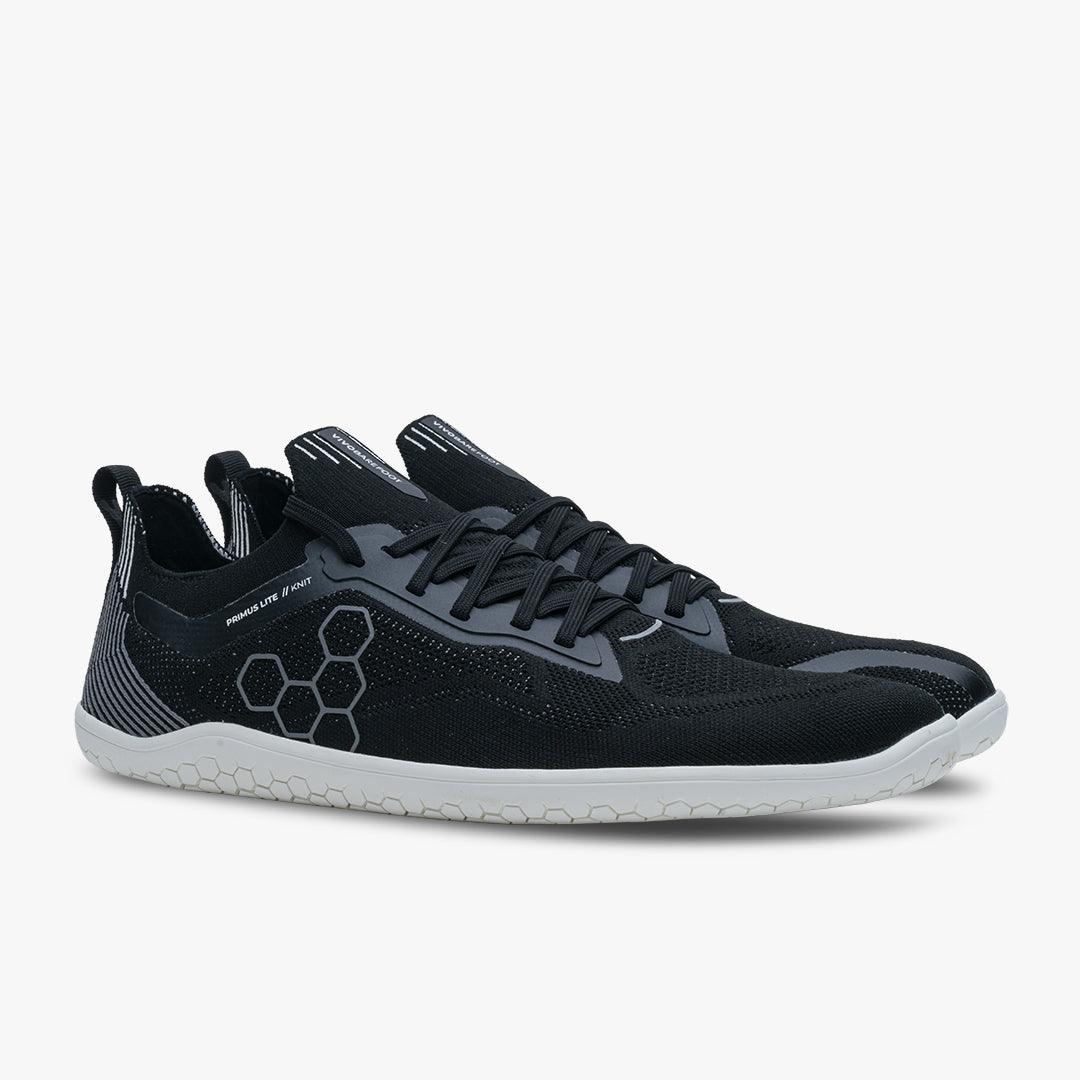 Vivobarefoot Primus Lite Knit Womens Obsidian - Vivobarefoot ZA