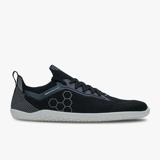 Vivobarefoot Primus Lite Knit Womens Obsidian - Vivobarefoot ZA