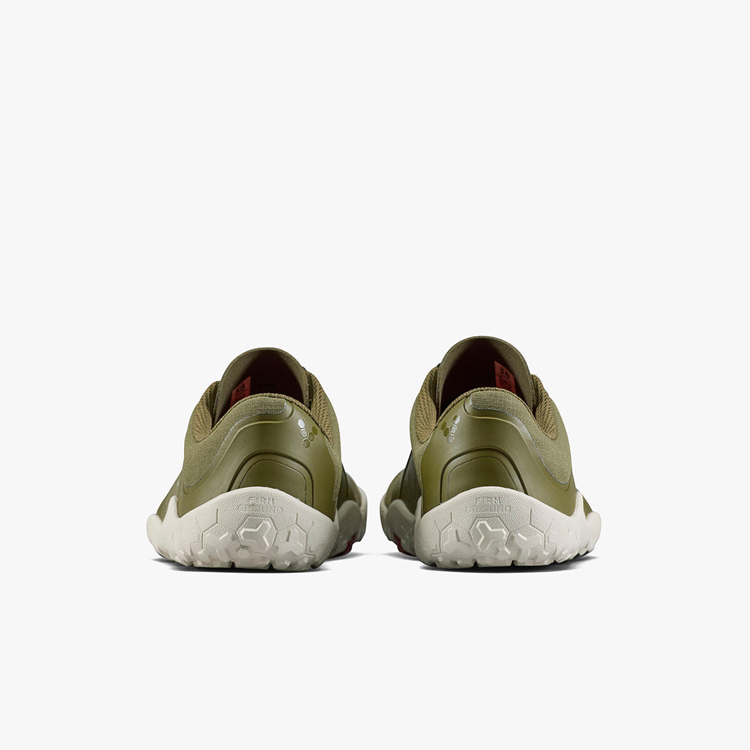 Vivobarefoot Primus Trail All Weather FG III Mens Dark Olive/White