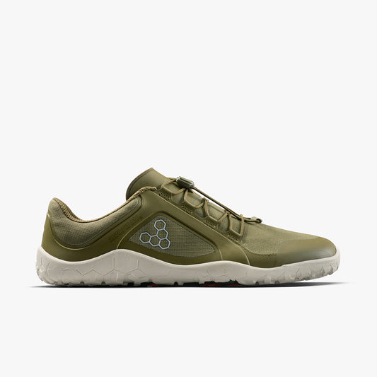 Vivobarefoot Primus Trail All Weather FG III Mens Dark Olive/White