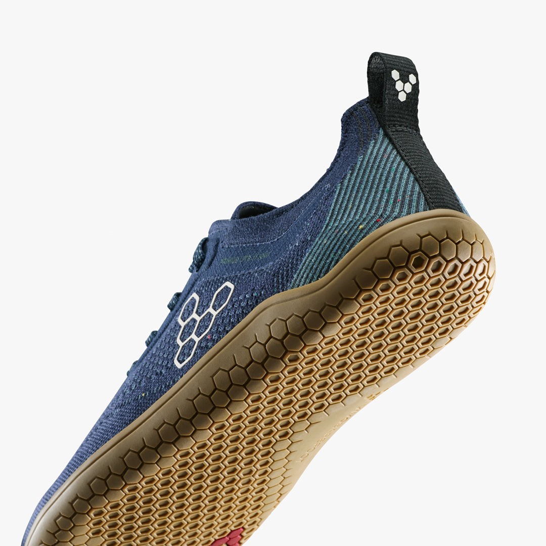 Vivobarefoot Primus Lite Knit Natural Womens Deep Ocean
