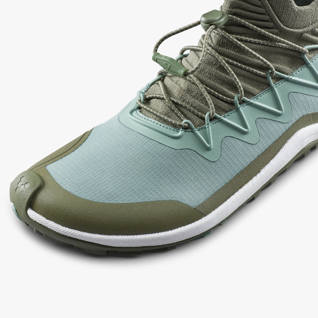 Vivobarefoot Primus Trail Flow Mid Womens Glacial Green