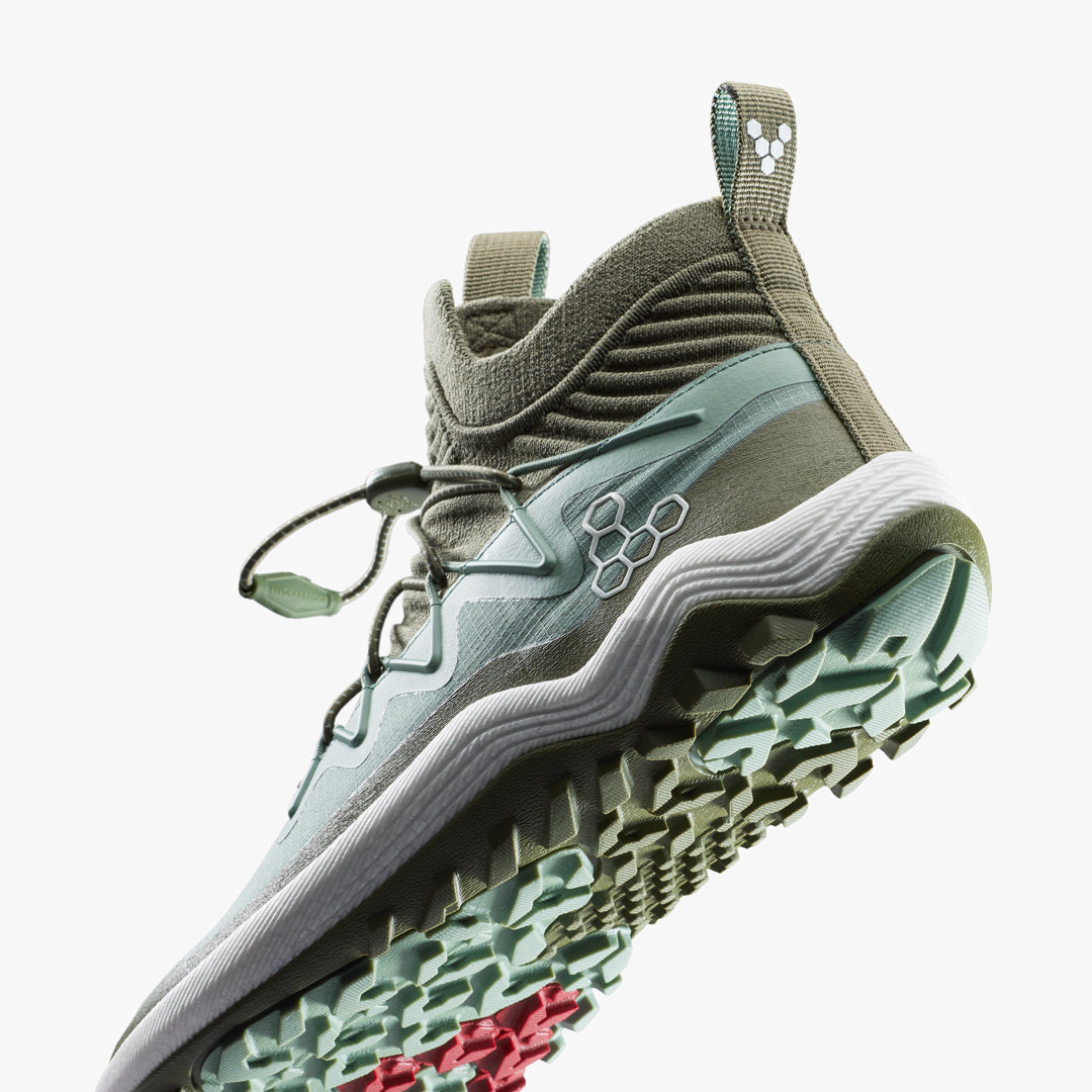 Vivobarefoot Primus Trail Flow Mid Mens Glacial Green