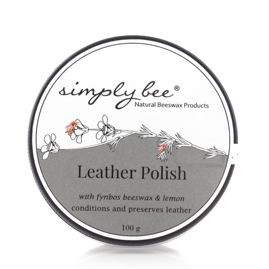 Simply Bee Natural Bees Wax Leather Polish 100g