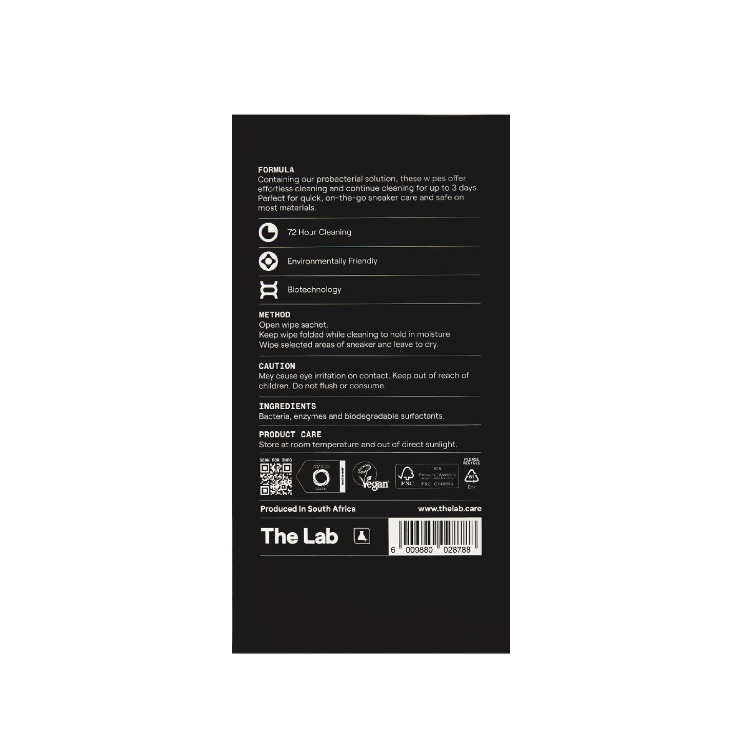 The Lab Sneaker Wipes – 30 Pack