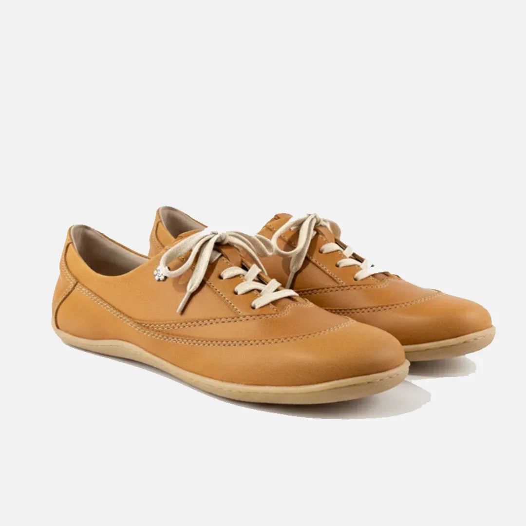Esthe UTip Toffee Unisex Leather Sneakers