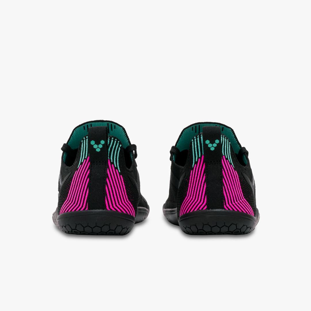 Vivobarefoot Primus Lite Knit Womens Obsidian/Vibrant Pink - Vivobarefoot ZA