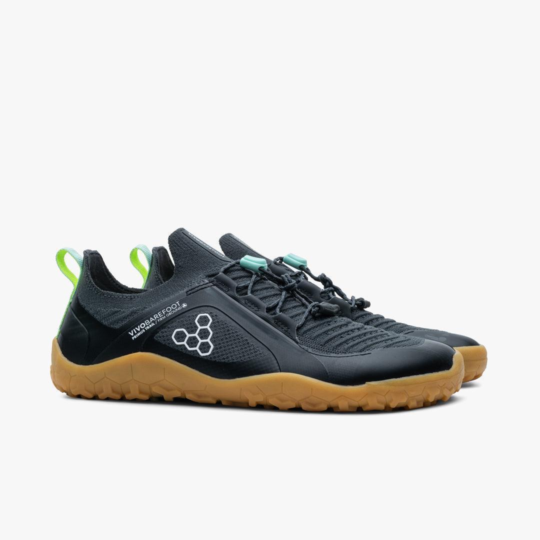 Vivobarefoot Primus Trail Knit FG Mens Graphite/Gum – Vivobarefoot ZA