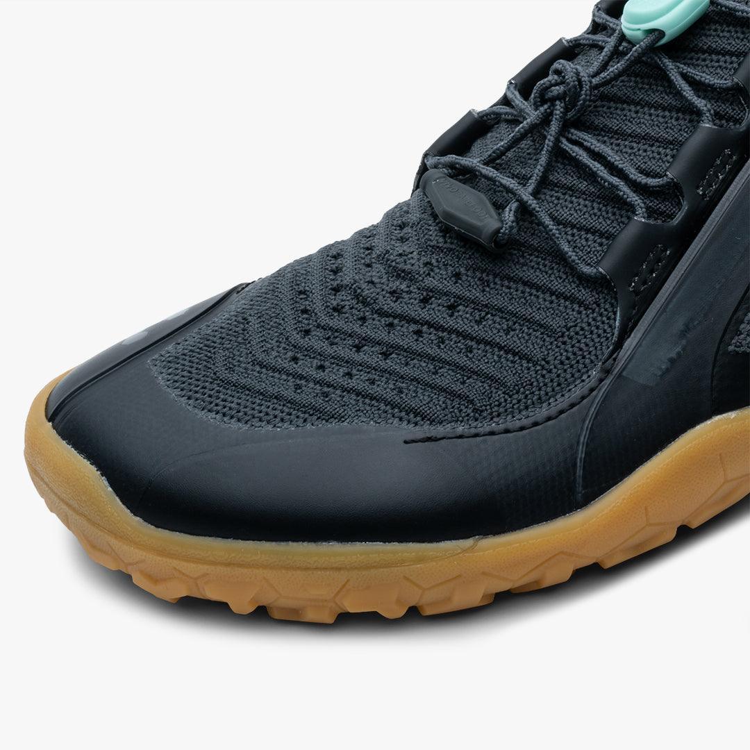 PREORDER: Vivobarefoot Primus Trail Knit FG Mens Graphite/Gum (ETA: MID JULY) - Vivobarefoot ZA