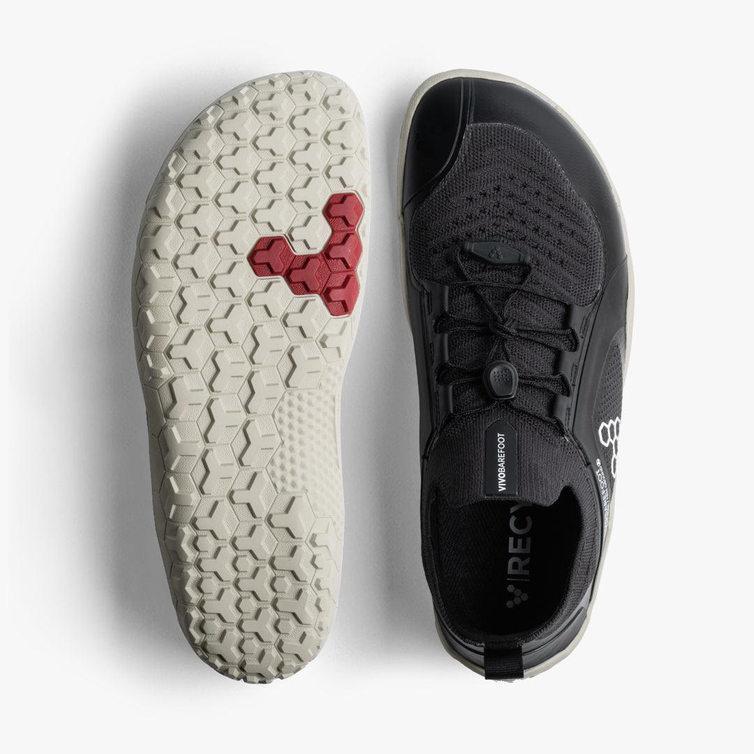 PREORDER: Vivobarefoot Primus Trail Knit FG Mens Obsidian/Pelican(ETA: MID JULY) - Vivobarefoot ZA