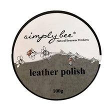 Load image into Gallery viewer, Simply Bee Natural Bees Wax Leather Polish 100g
