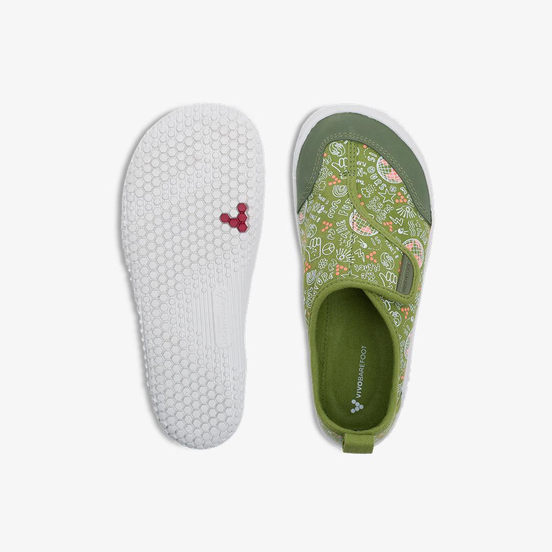 Vivobarefoot Gaia Kids Jungle Green[Arriving ETA: 10/12/23] - Vivobarefoot ZA