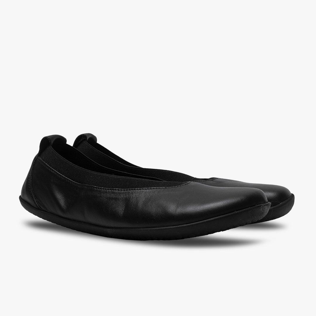 Vivobarefoot Opanka Ballerina Womens Obsidian - Vivobarefoot ZA