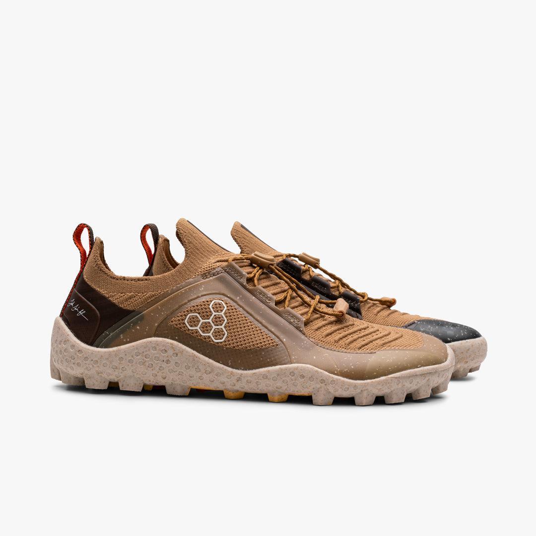 PREORDER : Vivobarefoot Primus Trail Knit SG JJF Mens Bone Brown (ETA: EARLY JUNE) - Vivobarefoot ZA