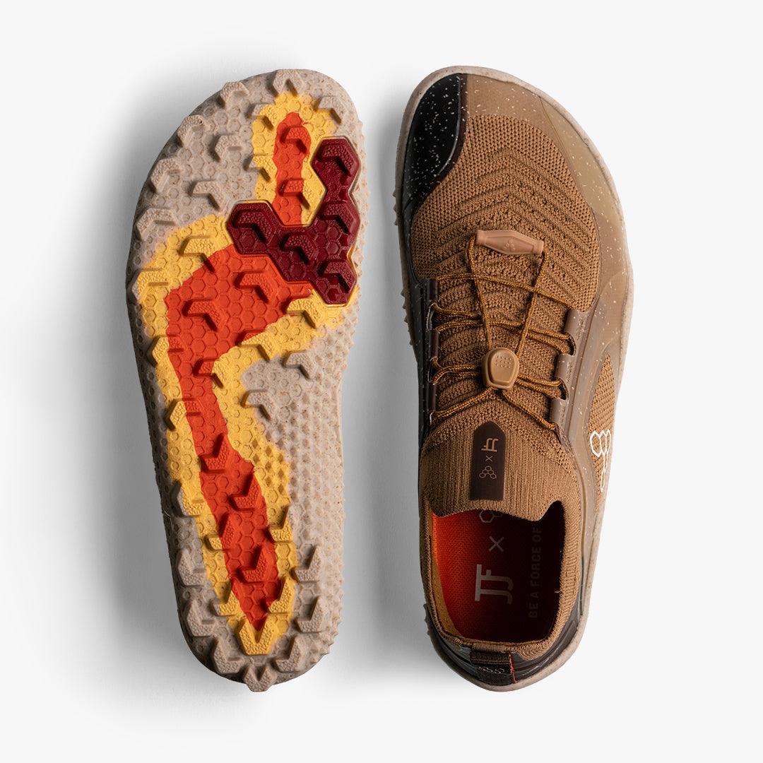 PREORDER : Vivobarefoot Primus Trail Knit SG JJF Mens Bone Brown (ETA: EARLY JUNE) - Vivobarefoot ZA